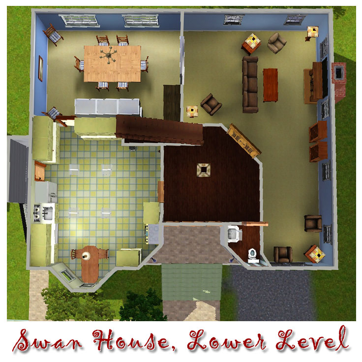 Mod The Sims The Swan House From Twilight Movie Version 