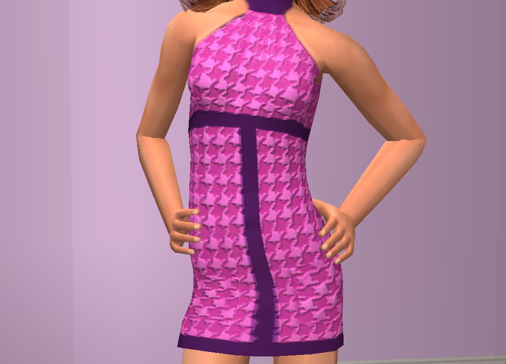 1000px x 720px - Mod The Sims - 60s Go-Go Dress recolor 1