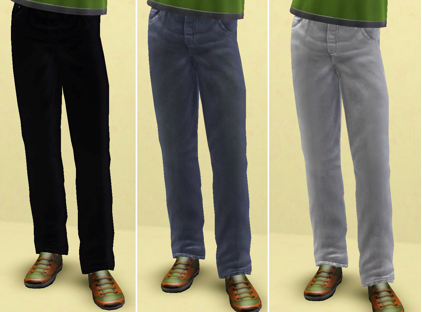 Mod The Sims - Teen Male Celeb Jeans