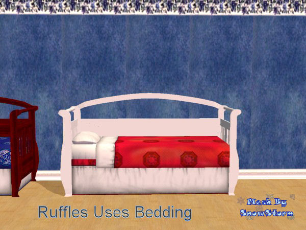 Mod The Sims - Sleigh Style Day Bed *Updated 4/17*