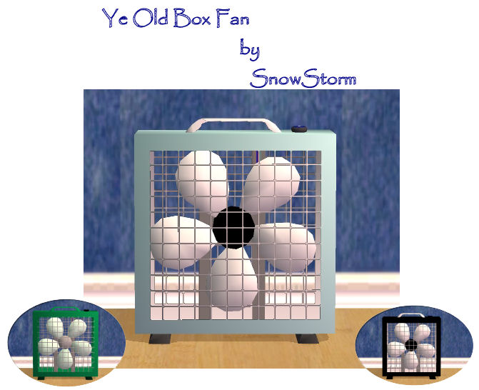 Mod The Sims Testers Wanted Box Fan