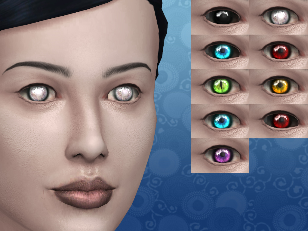 Mod The Sims Vampire Expressive Eyes Default Replacer