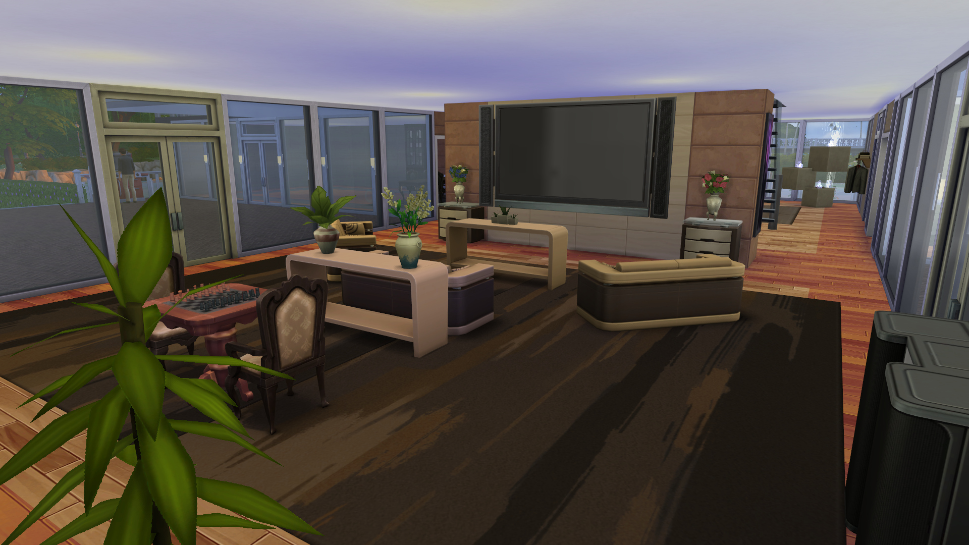 Verwachting emulsie Wetenschap Mod The Sims - Reflections A large Modern spacious Mansion 4 bed 5 Bathrooms