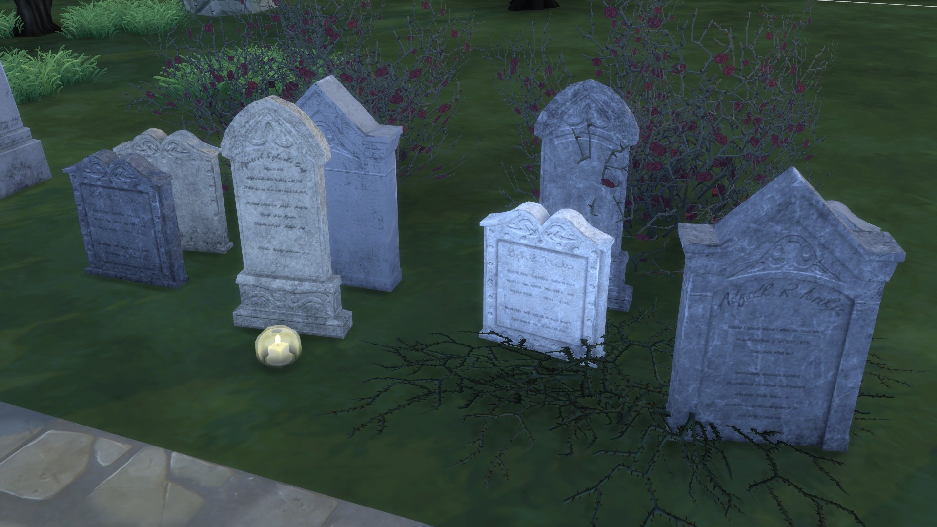 Mod The Sims Gravestones And Mortuary Statue From Ts3