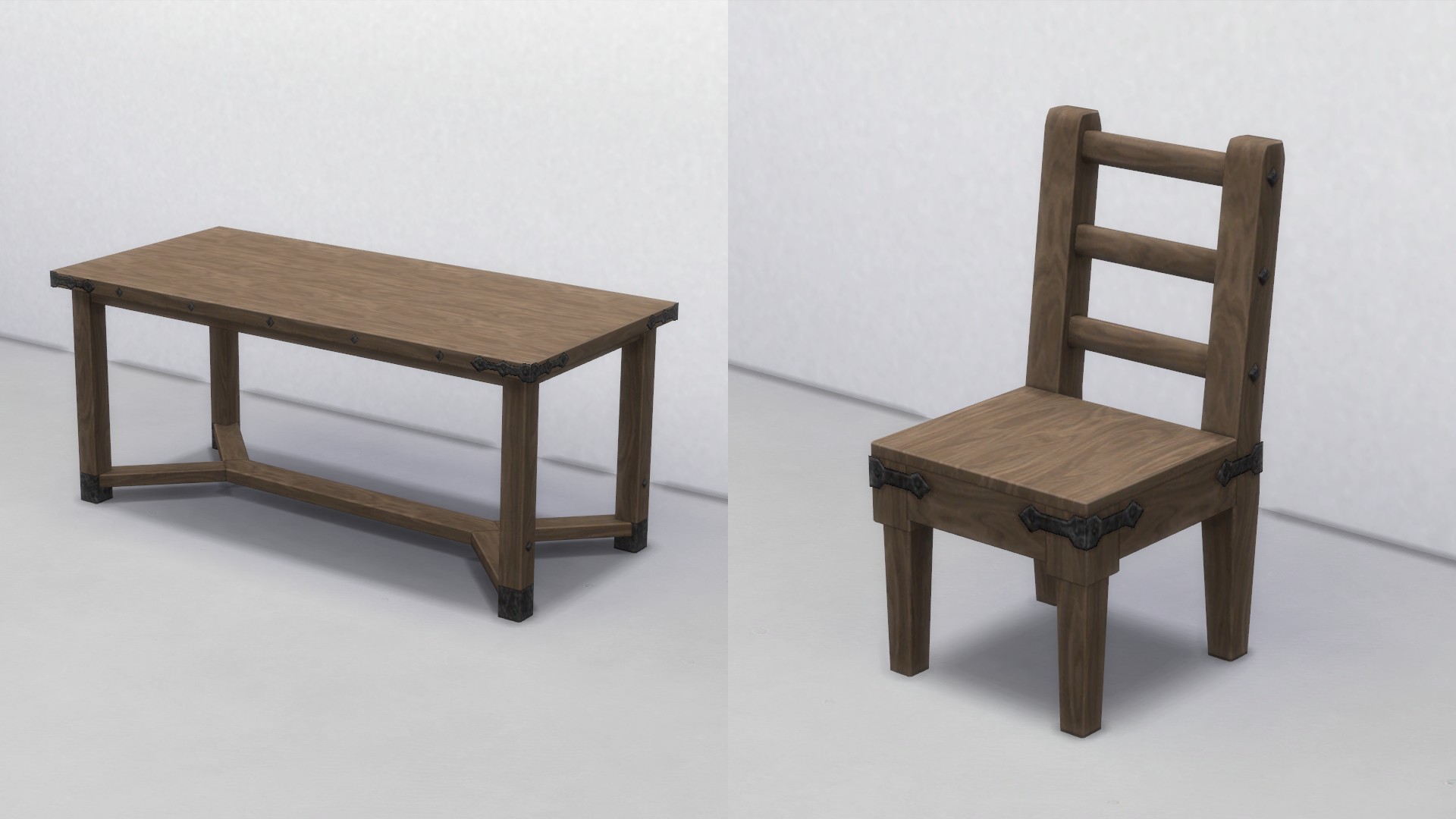 Mod The Sims Ranch Dining Table Chair, Ranch Style Dining Table And Chairs