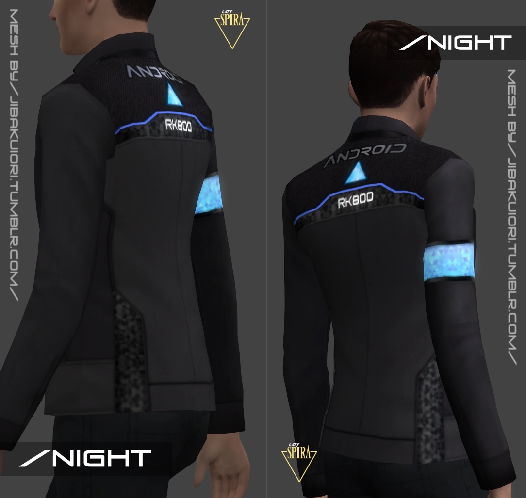 The Sims Resource - Detroit: Become Human - Connor Suit Original