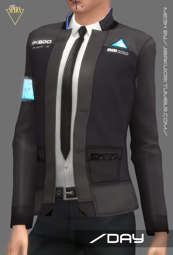 Connor Detroit Become Human RK800 Vest - William Jacket