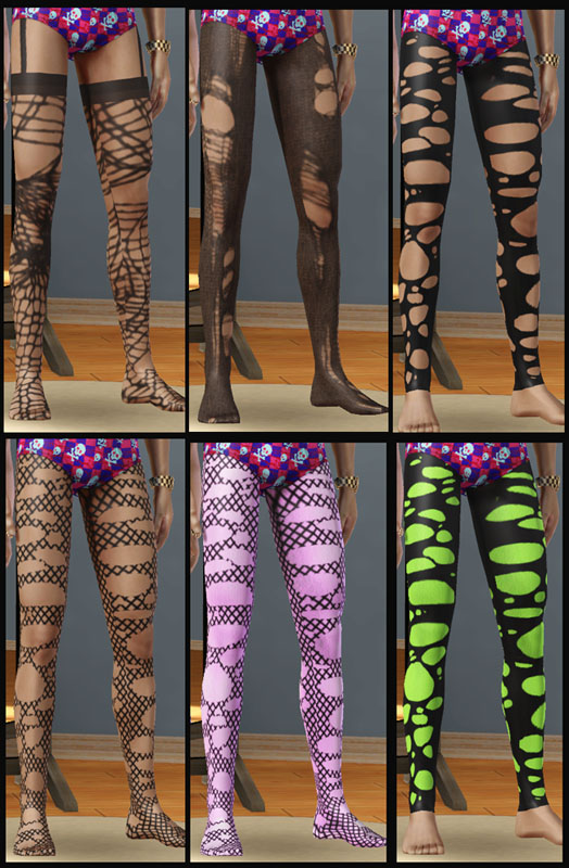 The Sims Resource - Ripped Tights