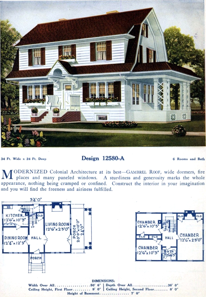 Dutch Colonial Revival Floor Plans Floor Roma