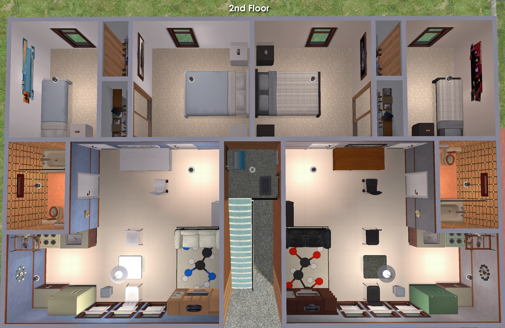 Mod The Sims Sessoms Street Apartments Four Cheap 2Bedroom Apartments