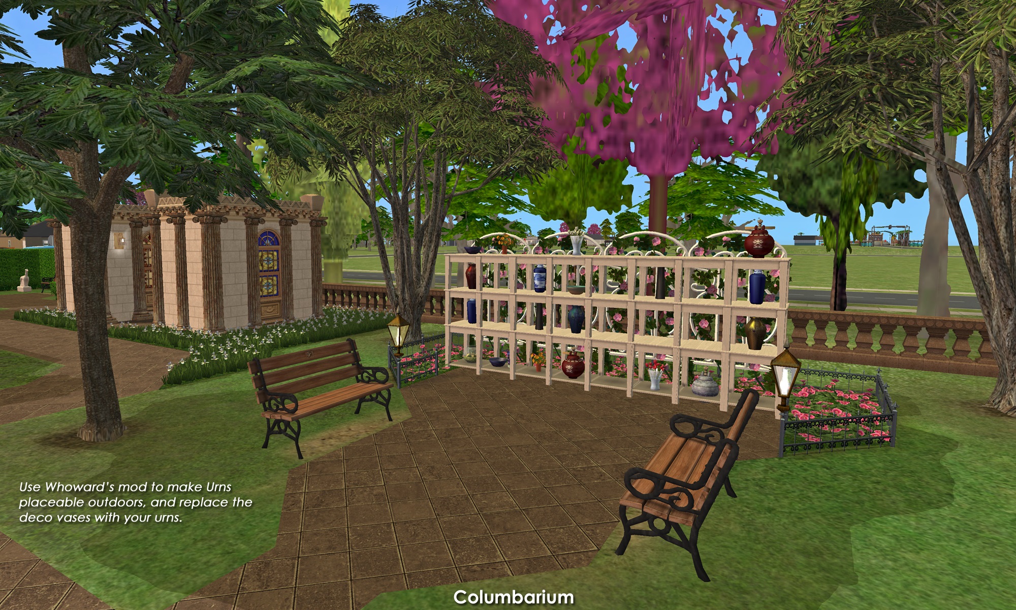 Mod The Sims - Sameville Memorial Gardens ~ a Community Lot/Cemetery