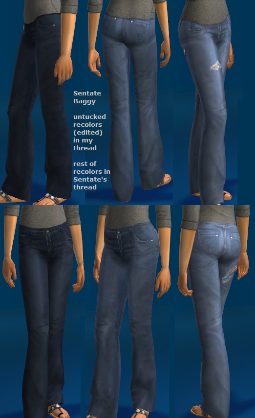 Mod The Sims - Aikea, HappySim, Sentate Pants as Maternity, with Curvy ...