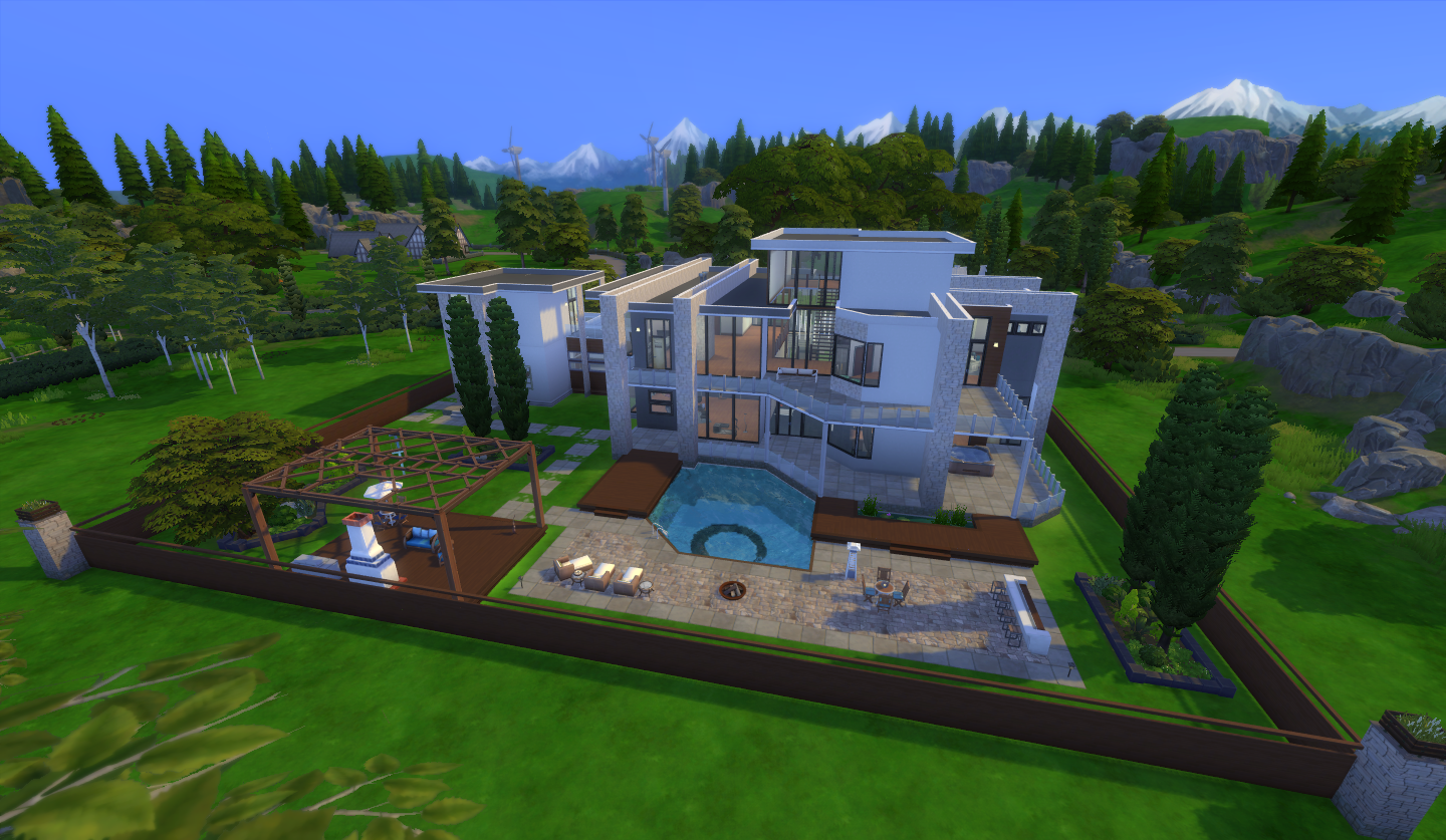 Mod The Sims Starlight Drive Mansion No Cc