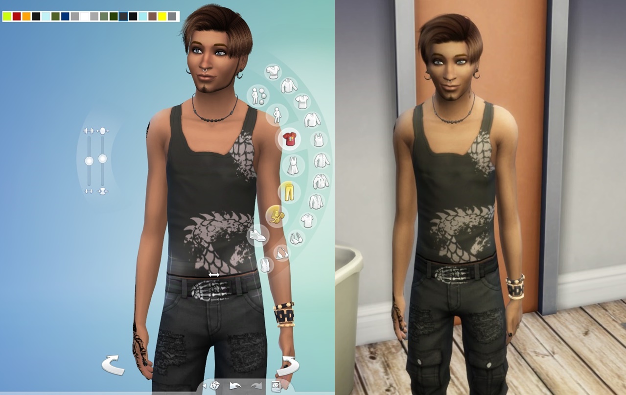 Maxis binder vs. CC binder vs. No binder: A side-by-side comparison :  r/Sims4