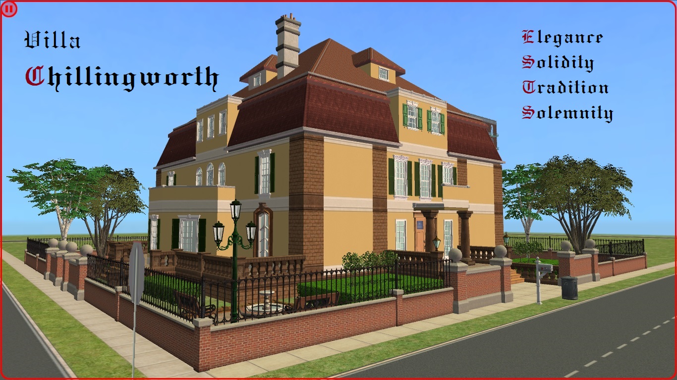 Mod The Sims - Villa Chillingworth - German style villa unfurnished