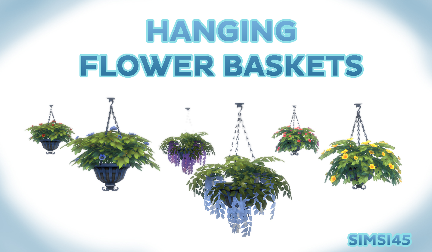 Mod The Sims - Hanging Flower Baskets!