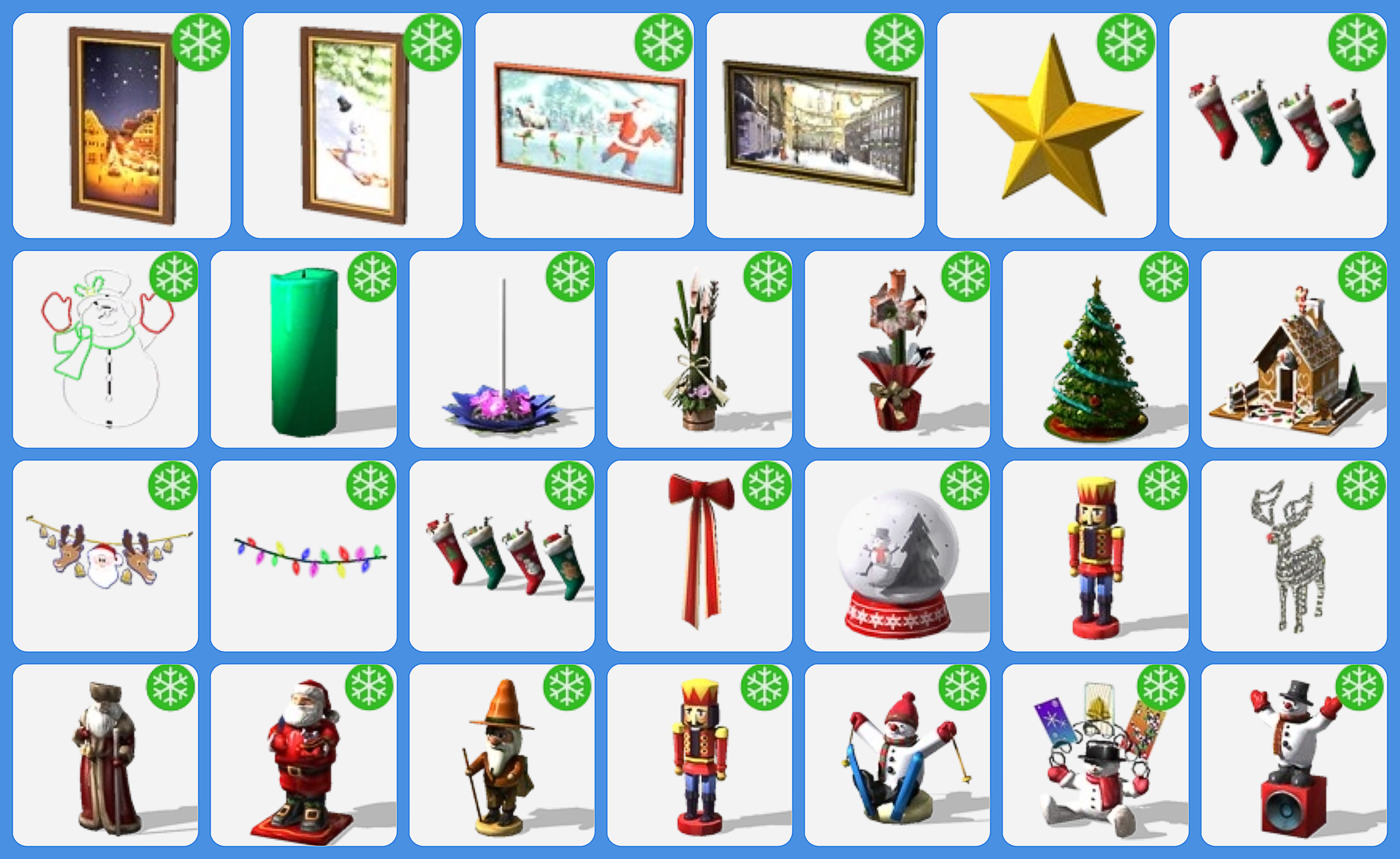 The Sims 4 Custom Content: Festive Stuff Pack