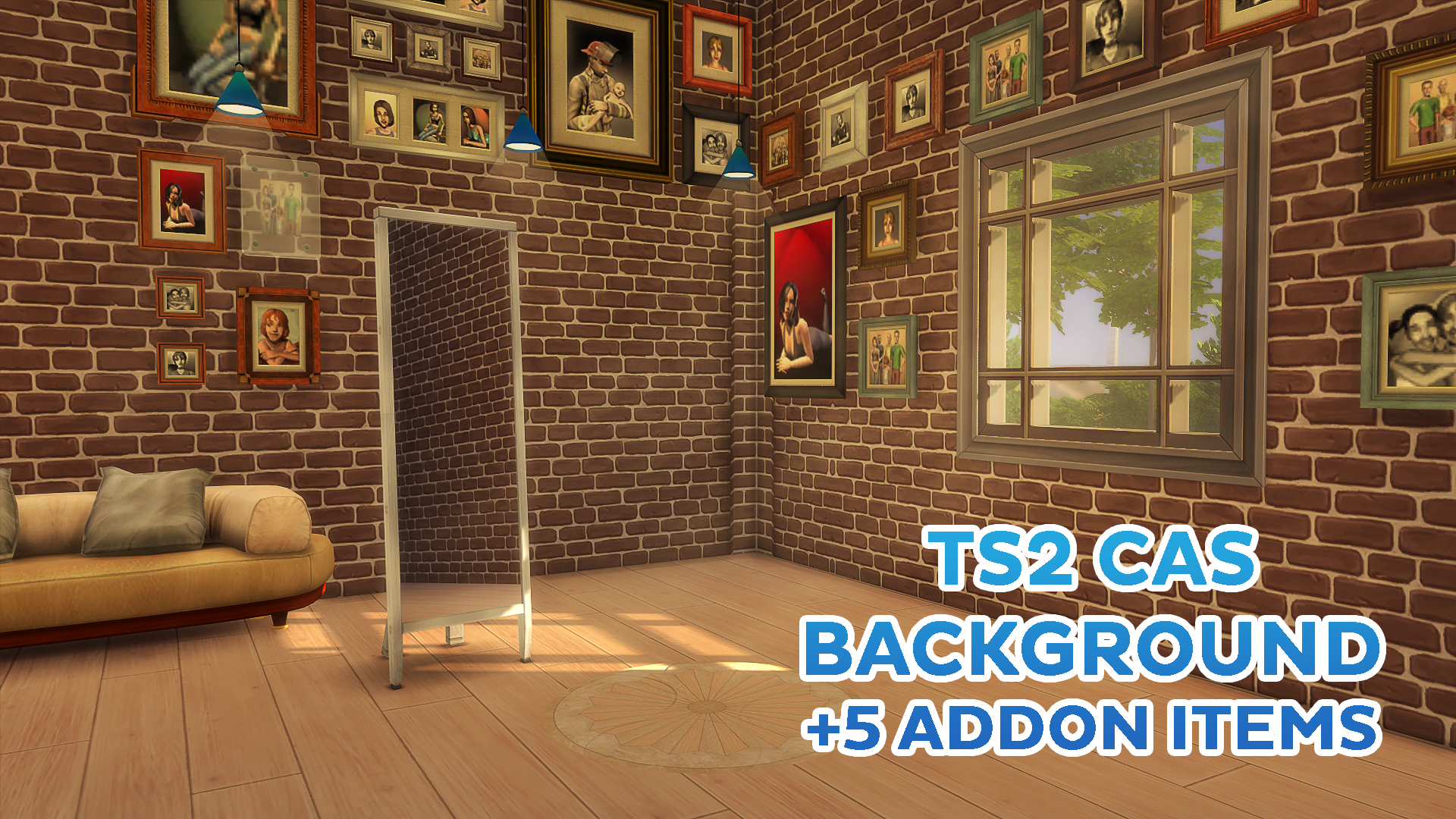 Mod The Sims - TS2 CAS Background 2D Screen (OBSOLETE) + 5 Bonus Items!