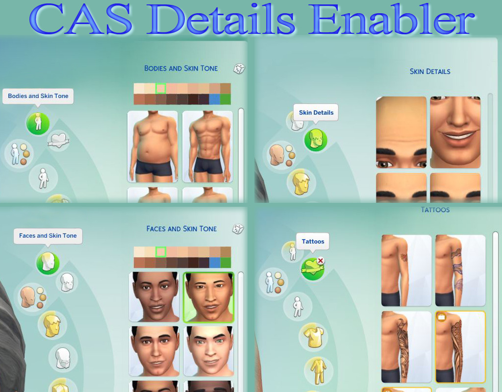 Mod The Sims - *INCOMPATIBLE* CAS Details Enabler