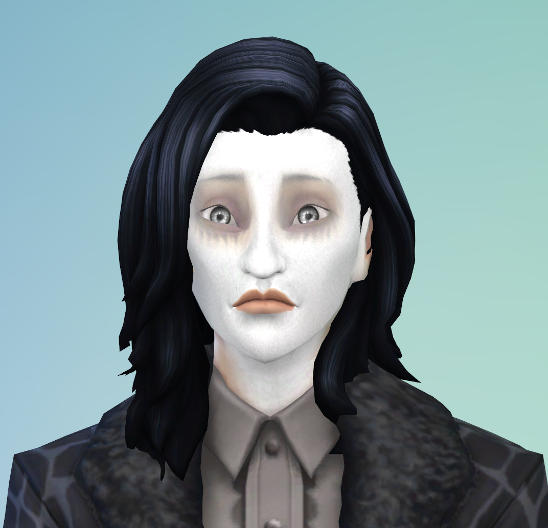 Mod The Sims - Simple white facepaint