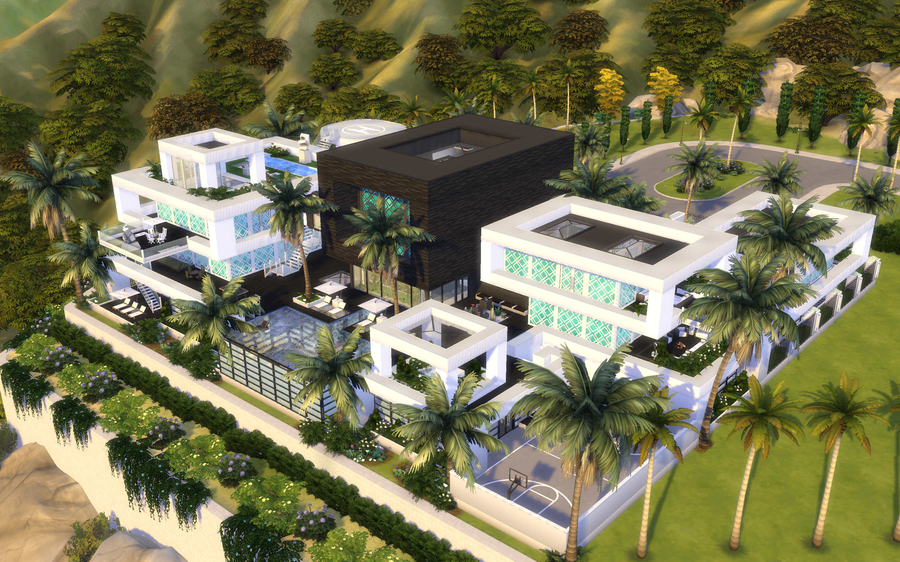 Mod The Sims Superstar Mega Mansion
