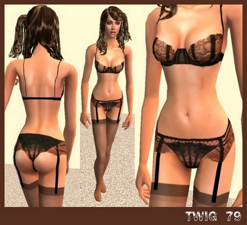 Mod The Sims - Drop Dead Gorgeous underwear set