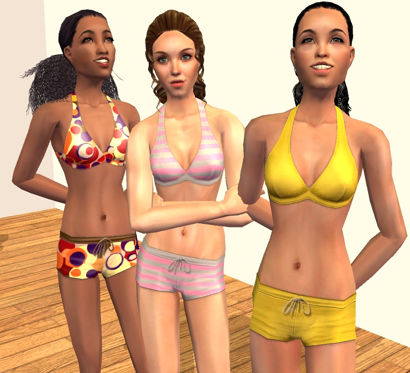 Mod The Sims - Cute Teen Bikini Set
