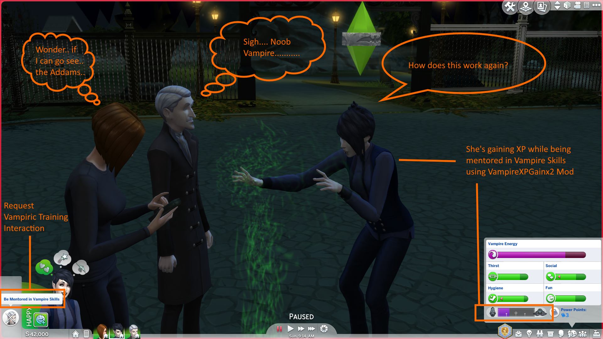 Mod The Sims - Vampire XP Gain Mods - Two Types of Mods (UPDATED INFO:  SEPTEMBER 25TH 2024)