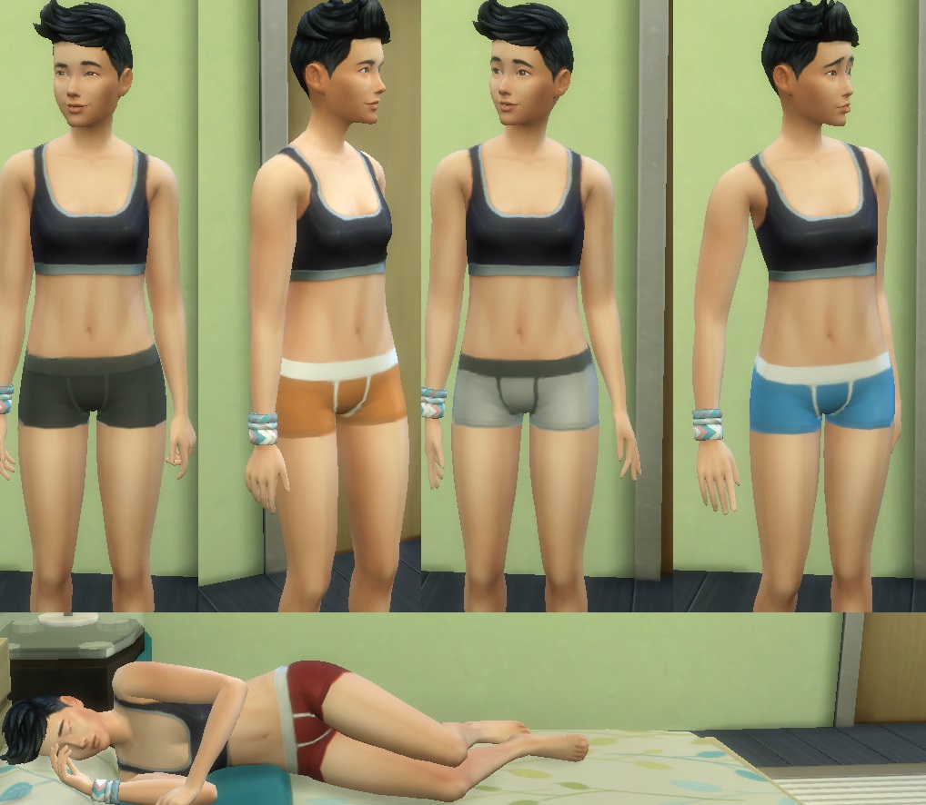 Mod The Sims - Boxers for Female-Bodied Sims