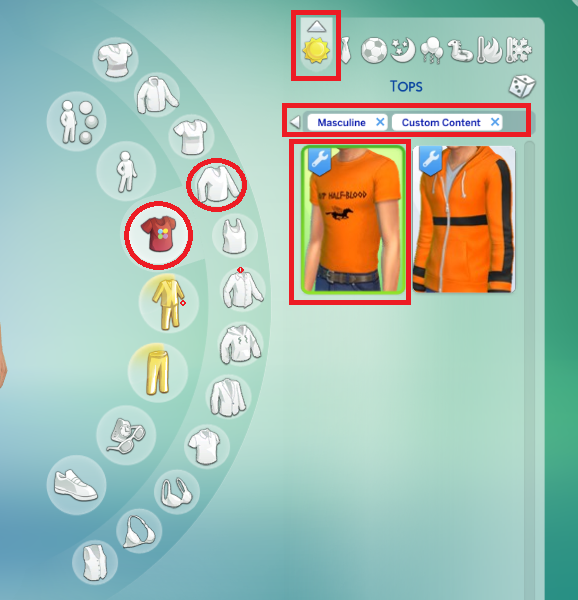 Mod The Sims - Camp half-blood adult t-shirt (from Percy Jackson)