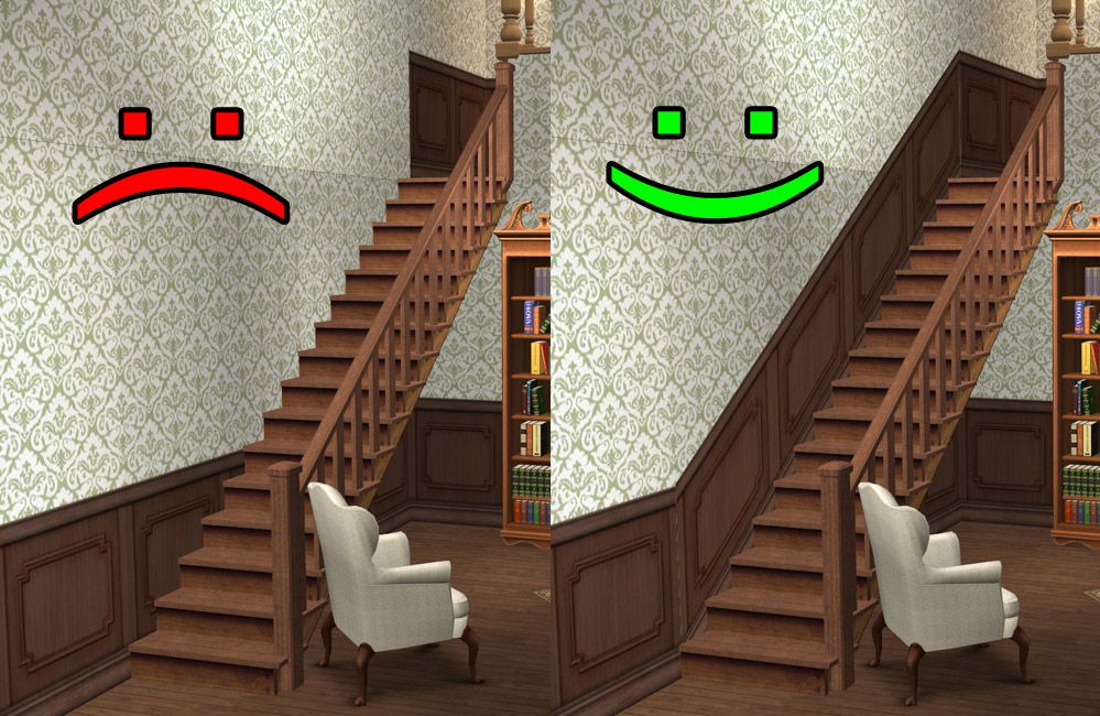Mod The Sims - (outdated, link to V2 inside) Stairs Overlay