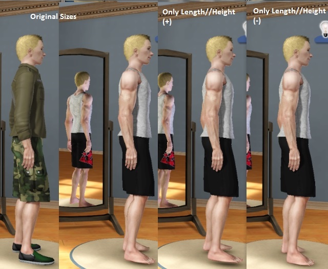 Mod The Sims - Feet Size/Toe Size Sliders