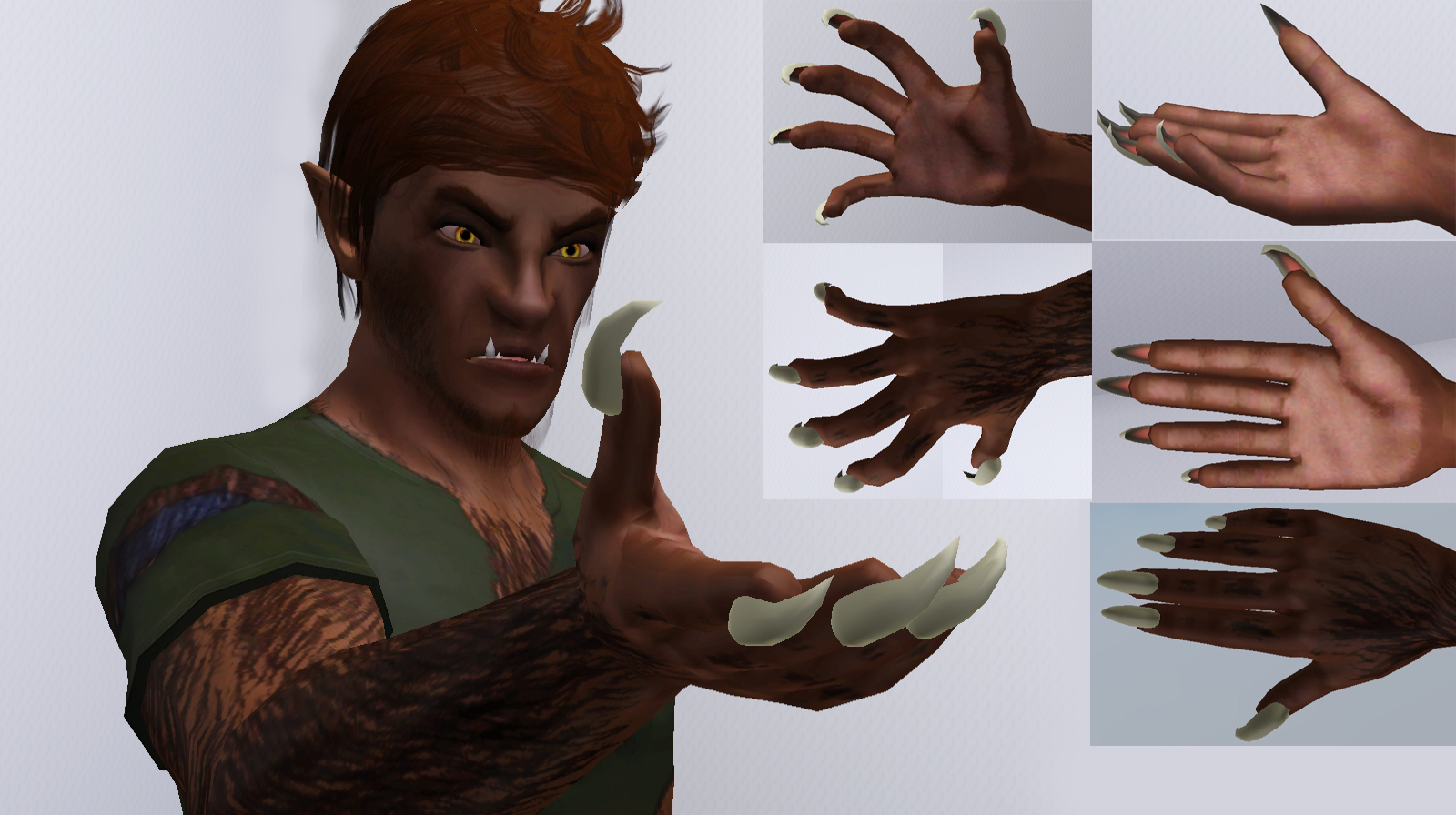 Mod The Sims Wolf Claws For All