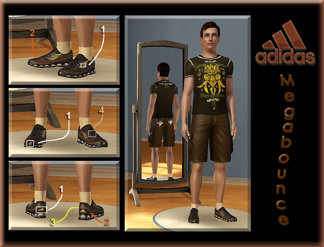 Mod Sims - Adidas Megabounce Running Sneakers