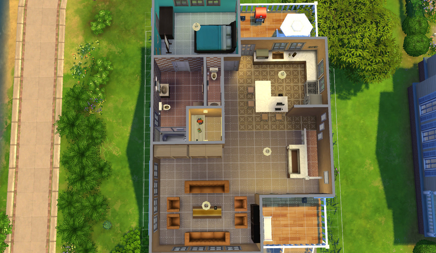Mod The Sims Hargrove House 4 Bed 4 5 Bath 20x15 Lot