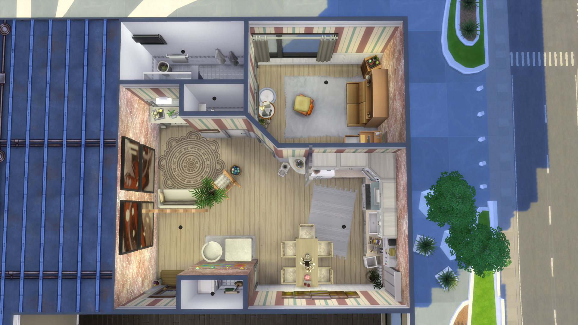 Mod The Sims 910 Medina Studios Cozy Apartment