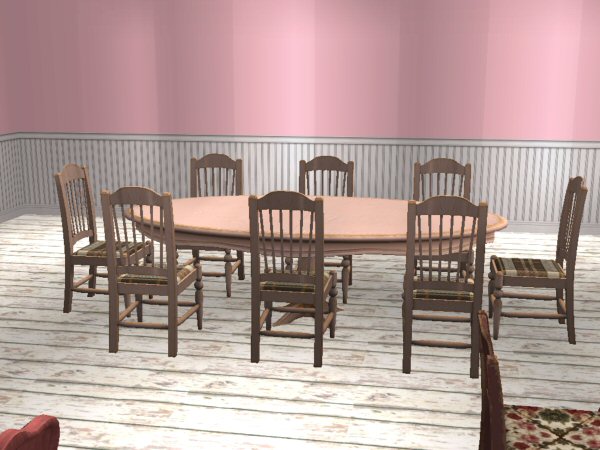 Sims 4 Oval Dining Room Table
