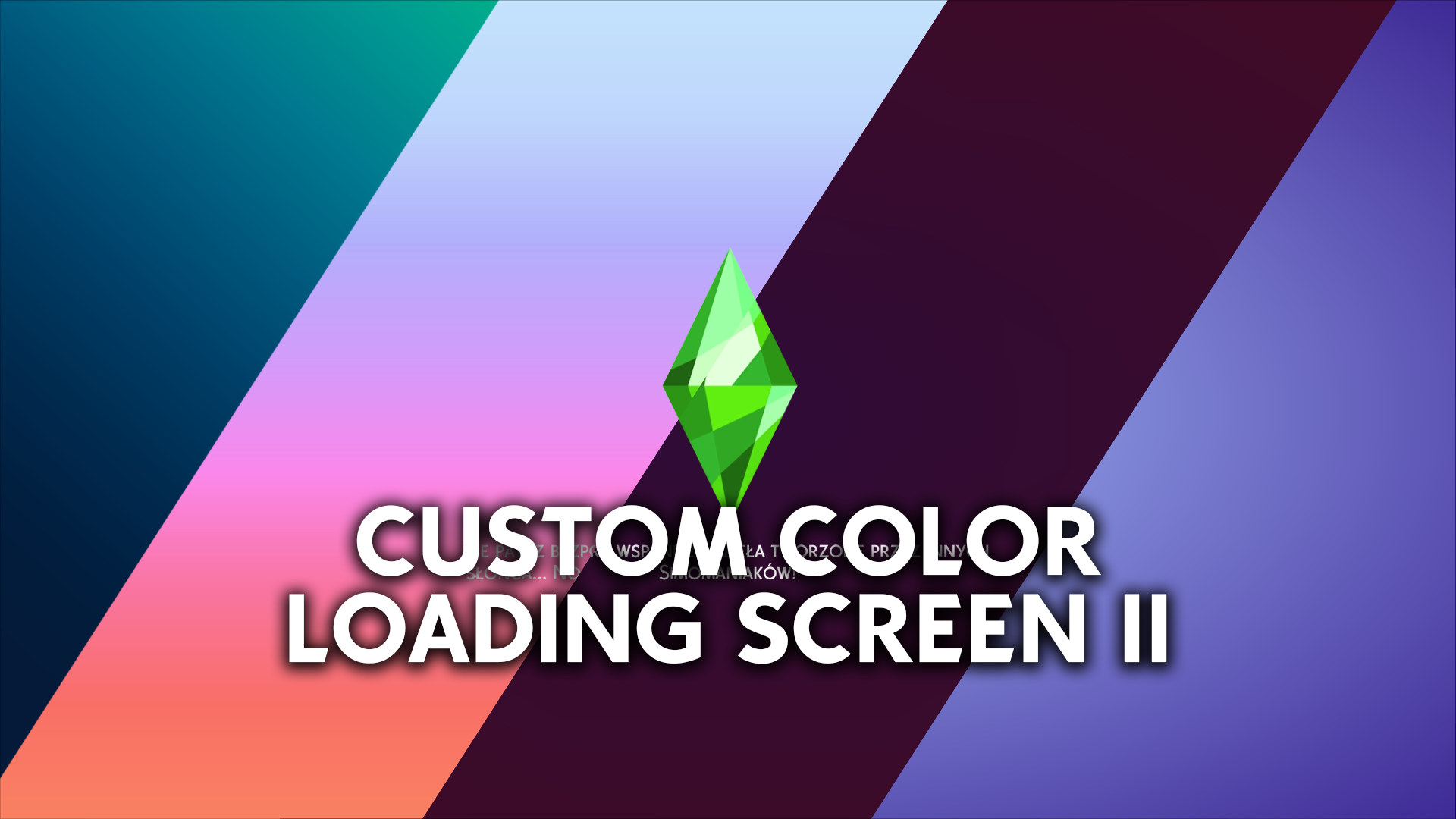 Mod The Sims Custom Color Loading Screen II