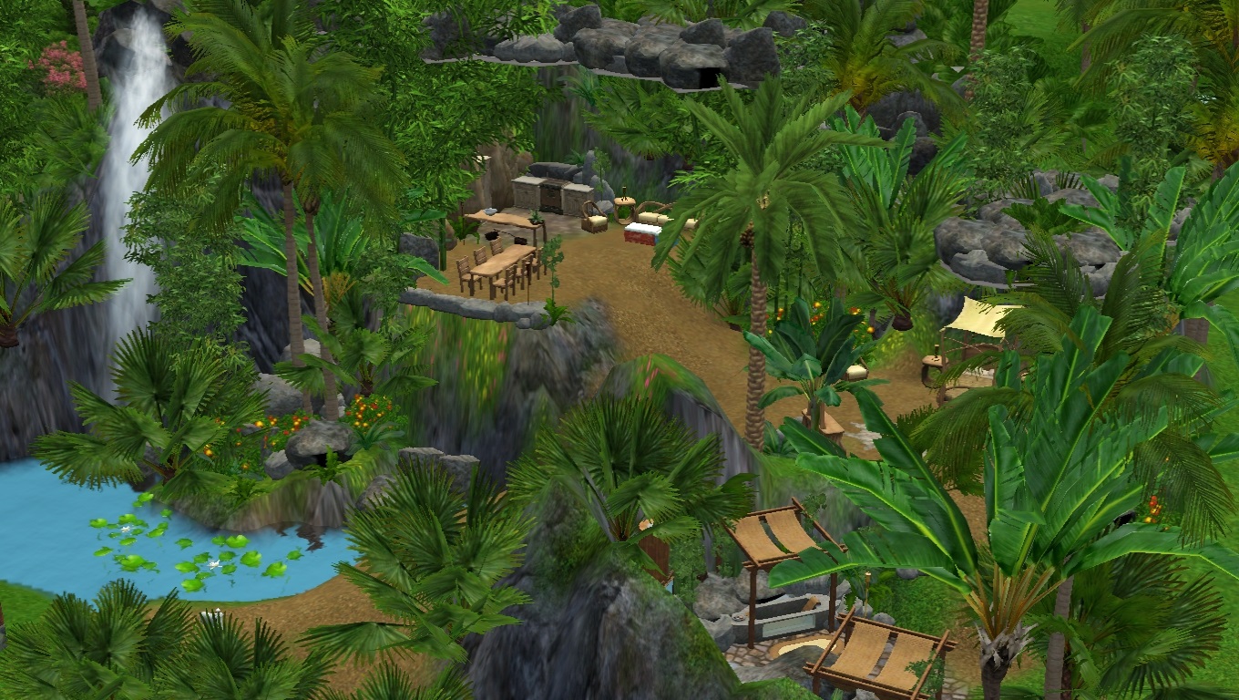 Mod The Sims - Castaway Cavern (No CC)