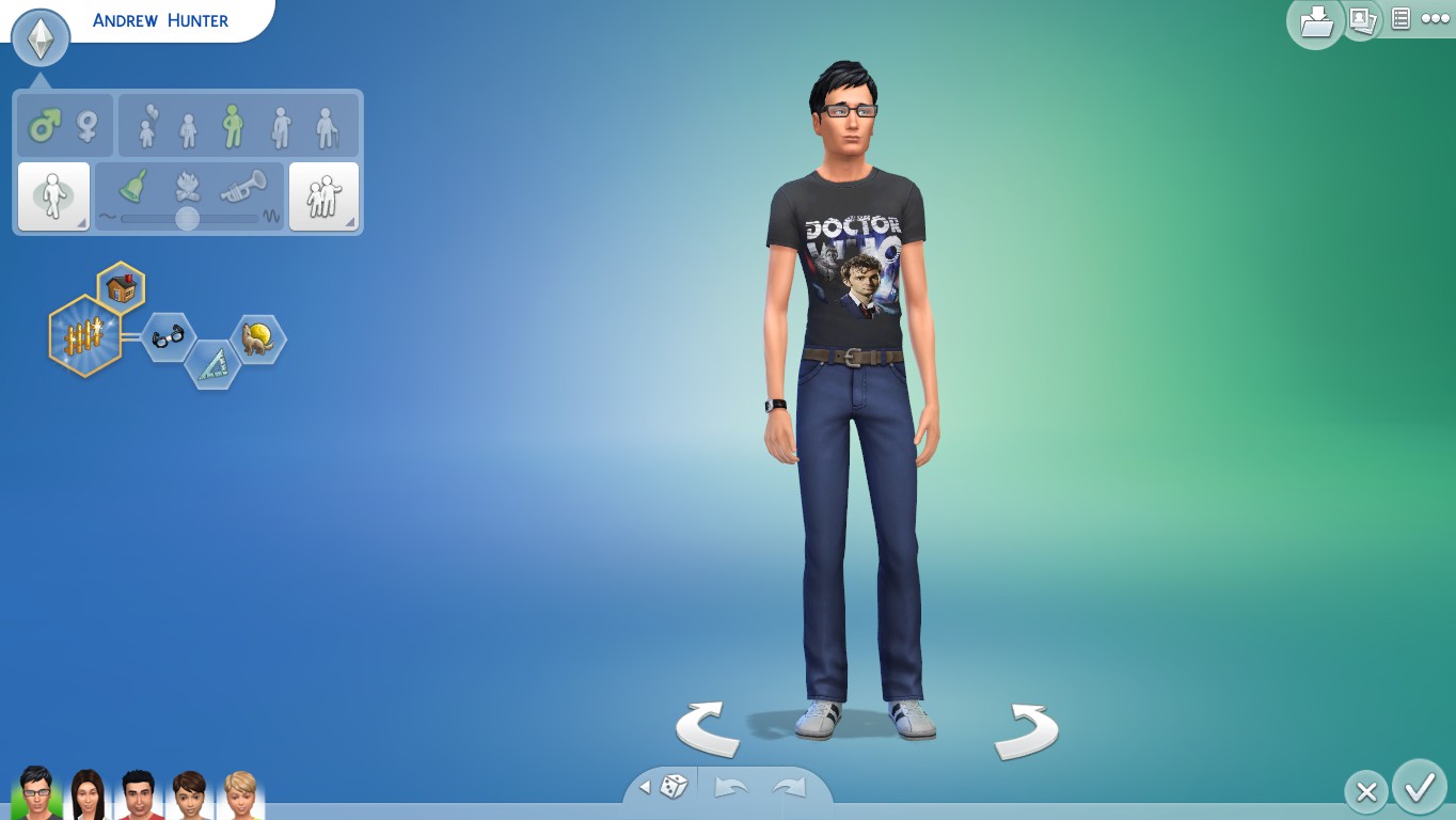 Mod The Sims - Doctor Who David Tennant T-Shirt - Young Adult & Child