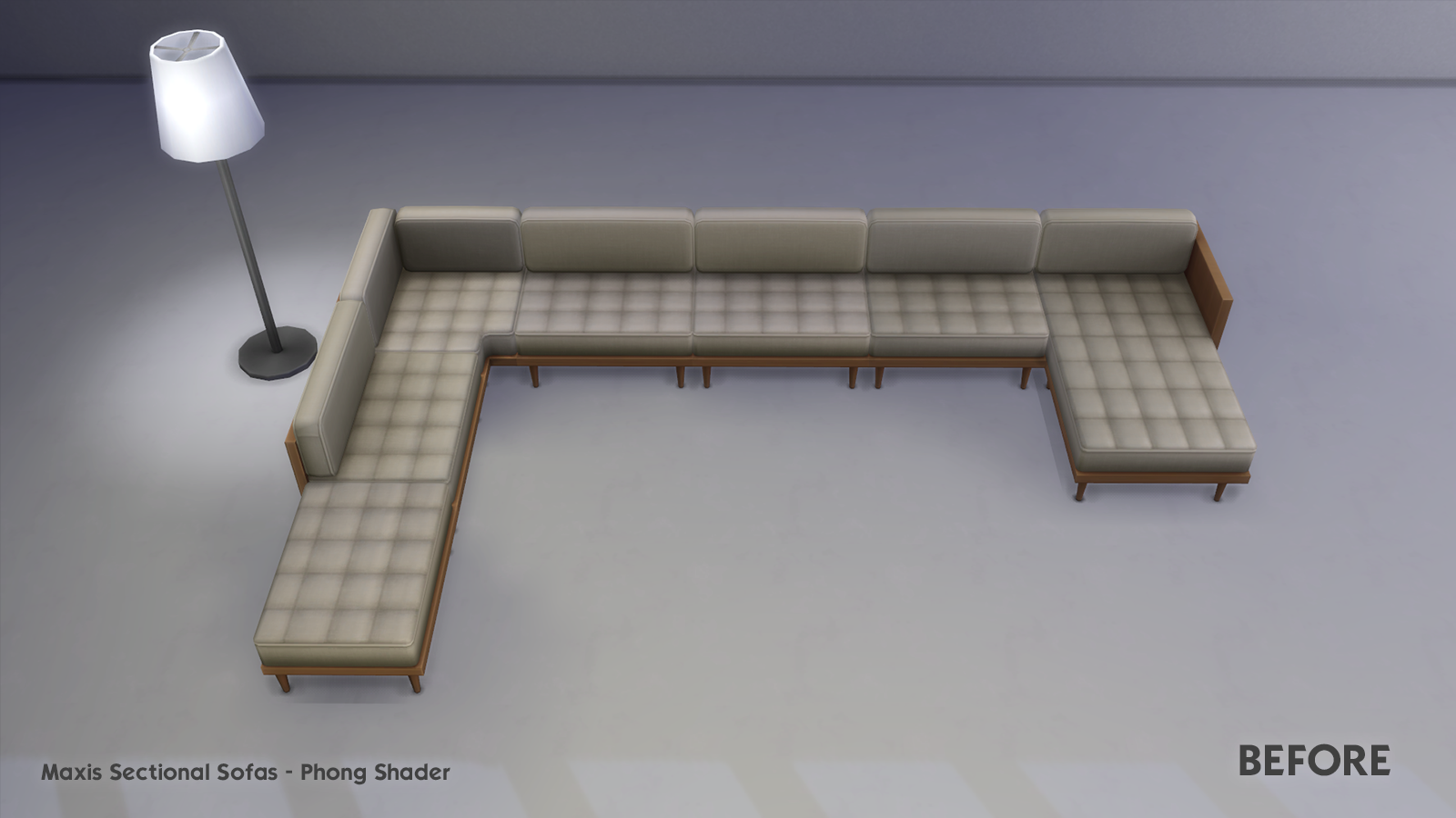 D.w.z Democratie hoog Mod The Sims - Sectionals Sofas Override - Fix for the light issue