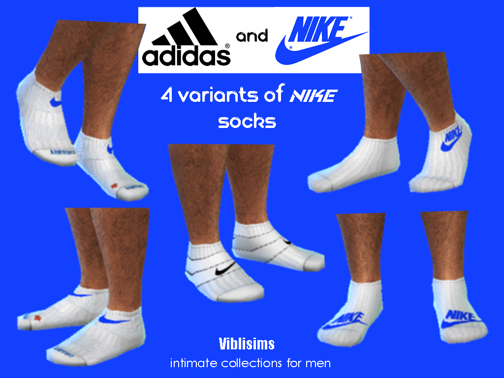 Mod The Sims - Sports Wristbands and Socks ADIDAS and NIKE