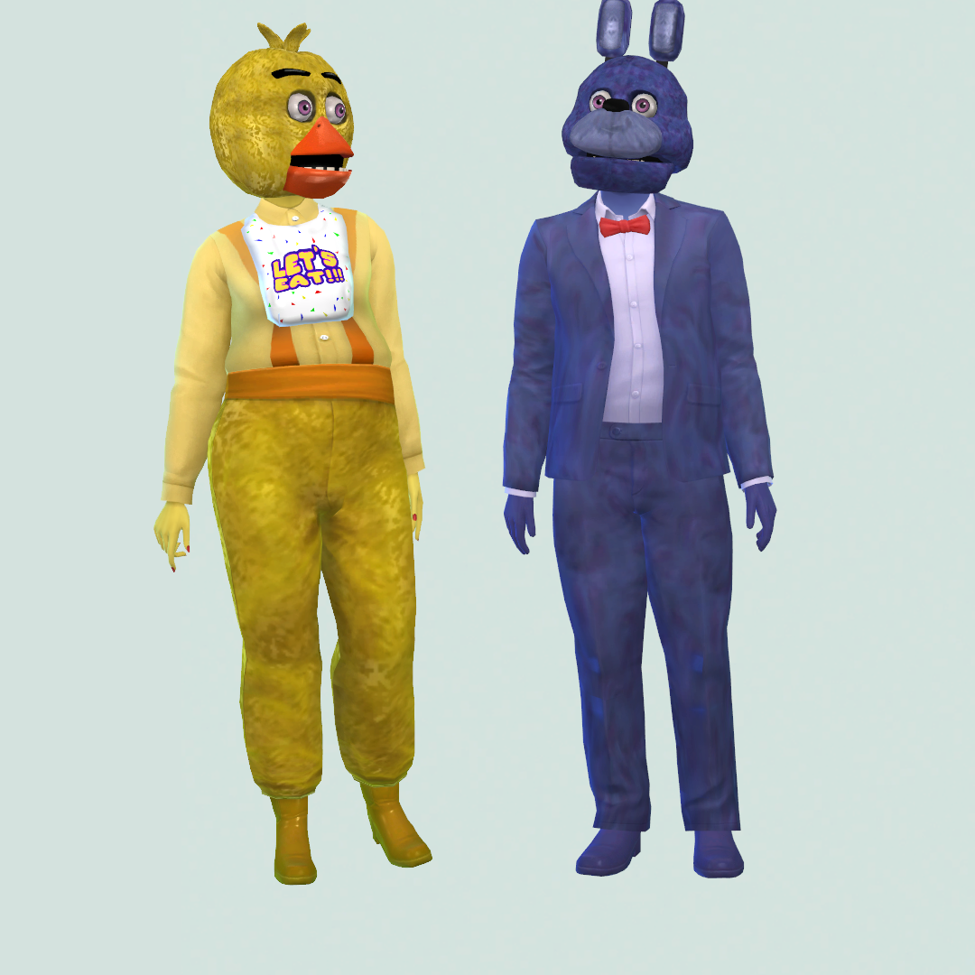 FNAF 1 - Animatronics Deco at The Sims 4 Nexus - Mods and community