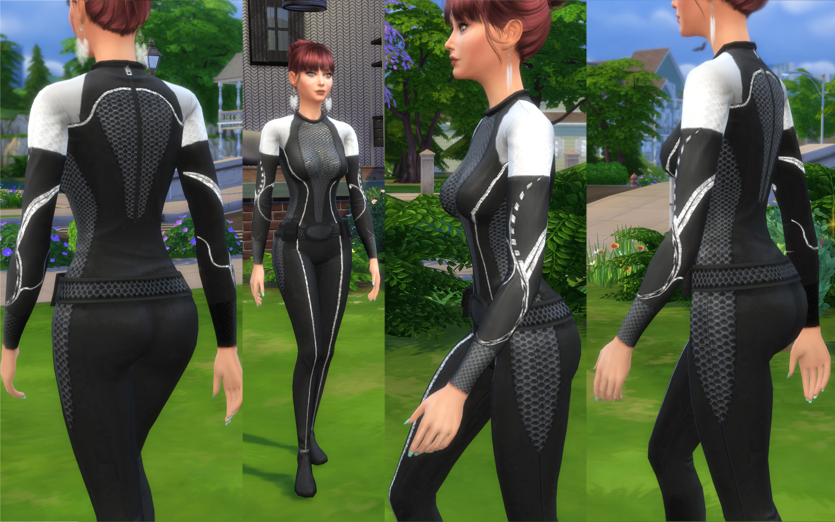 Mod The Sims The Future Is Here Female Hunger Games Jumpsuit