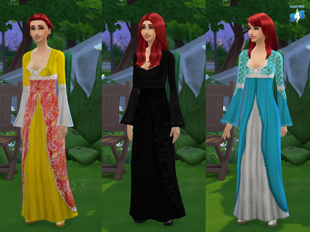 Mod The Sims - Medieval Times 2 Dress