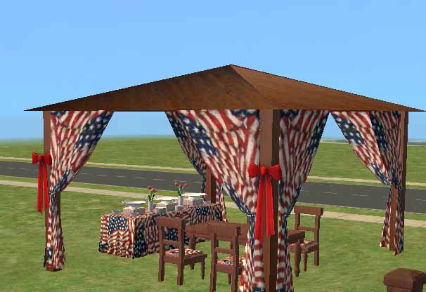 Mod The Sims 4th Of July Party Picnic Decorations