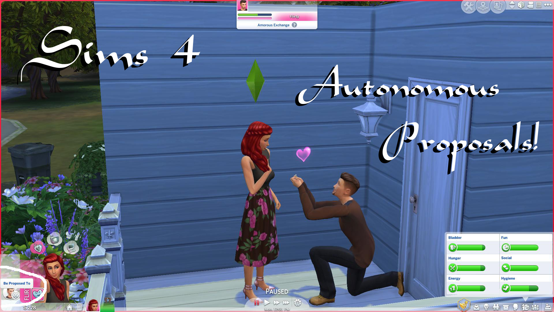 Mod The Sims - Autonomous Proposals!