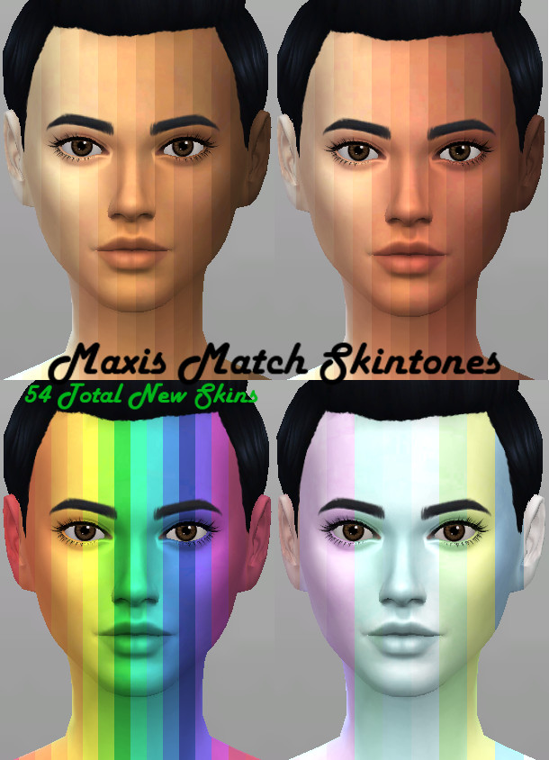2025年新作アイテムが続々登場 Maxis - Sims The Mod Match your for skins new 54 Skintones, スノーボード
