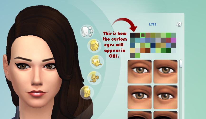 Mod The Sims - More realistic looking eye colors! (Default and Non-Default)