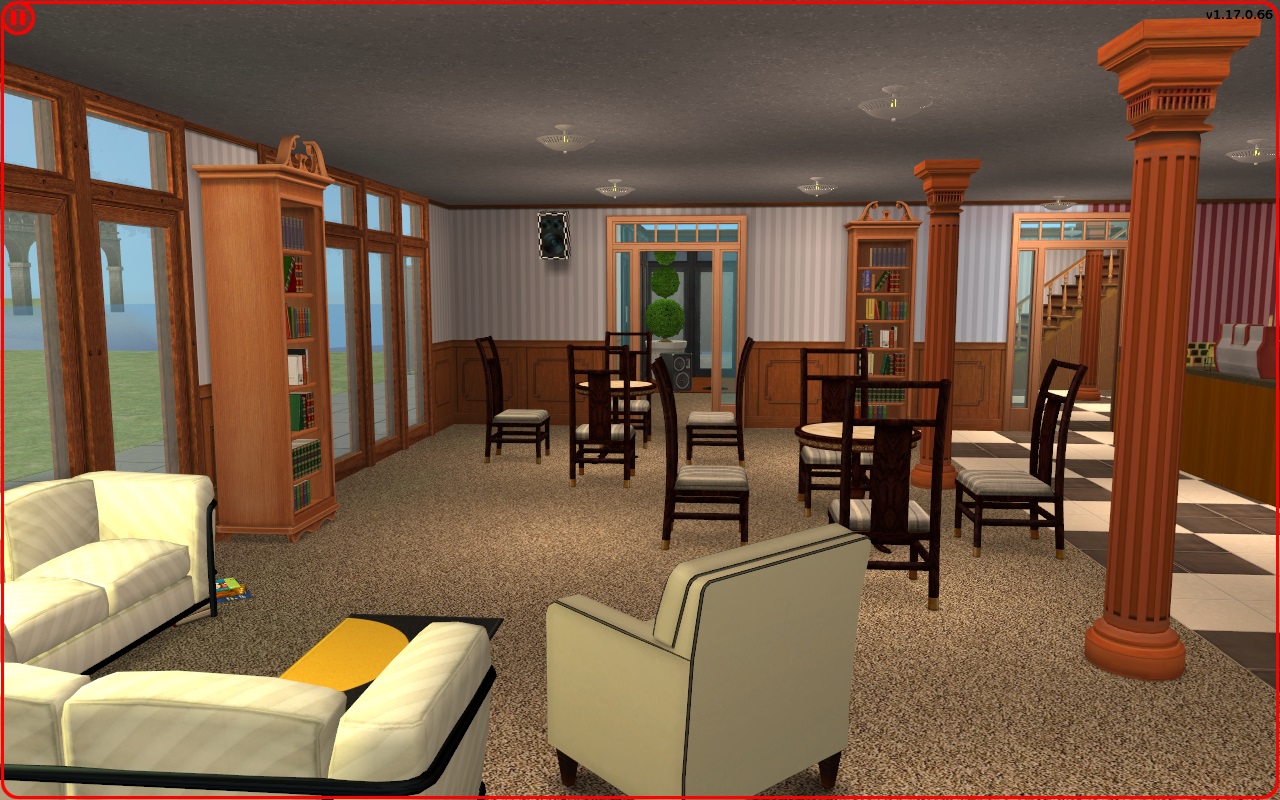 wallpaper Attend Oppose Mod The Sims - Sims 3 University Java Hut for TS2